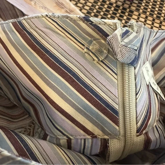 J.Jill striped patchwork A-line skirt Vintage Cottagecore Cabincore Size 12 - Picture 7 of 11